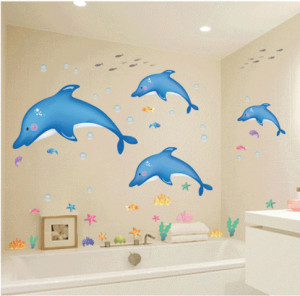 finding nemo Dolphin Vinyl Wall Decals Children Kids Room Wall ...