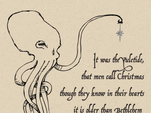 holiday cards w/ a quote from The Festival by H.P. Lovecraft ...