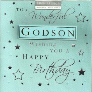 birthday wishes for godson