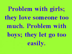 ... Quotes , Guys Picture Quotes , Love Picture Quotes , Problems Picture