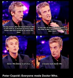 The 12th Doctor! I mean, yeah, I cryed for days after we lost Matt ...