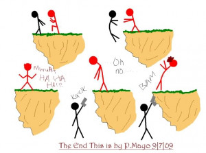 Ha ha Stick figure funny xD Image