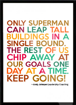 Andy Johnsen Leadership Coaching Framed Quote