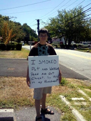 stupid sign all day long i m sure his parents never f cked or smoked ...