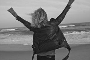... CAROLYN MURPHY IN LEATHER JACKET 8. PHOTOGRAPHED BY JOHAN IN MONTAUK