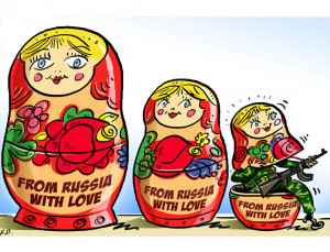 Ukraine Russia Political Cartoons