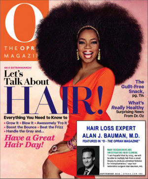 2013 – Read magazine article about hair on O – The Oprah Magazine ...