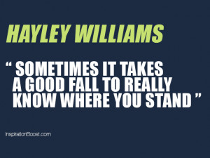 Really Know Where You Stand...