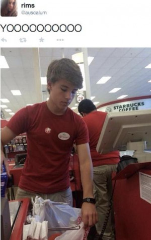 Alex from Target was apparently destined to be a star. Screenshot by ...