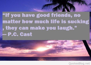 Good friends quote card