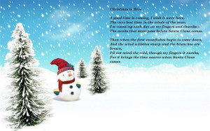 ... Christmas. Here Is Some Top Christmas Poems For Kids To Parents In