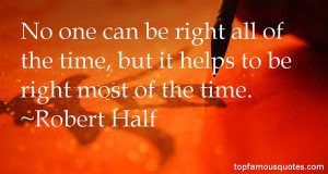 Robert Half quotes: top famous quotes and sayings from Robert Half