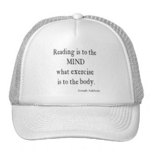 Vintage Addison Reading Mind Inspirational Quote Trucker Hat
