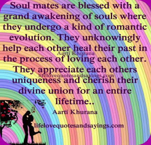 Soul mates are blessed with a grand awakening of souls where they ...