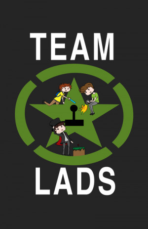 Team Lads- Achievement Hunter. Art Print