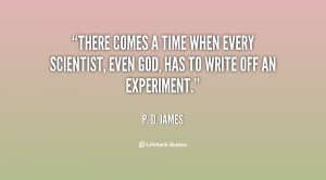 Therees a time when every scientist even God has to write off