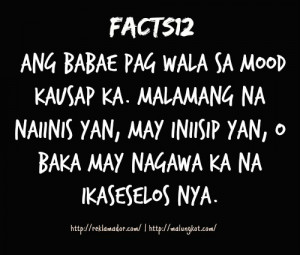 facts12 Girly Tagalog Quotes