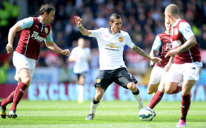 Angel di Maria made his Manchester United debut against Burnley today