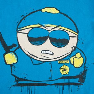 South Park Cartman Men's Tank Shirt - Blue