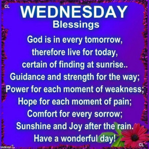 Wednesday Blessings~