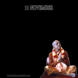 Srila Prabhupada's Quotes for November 11