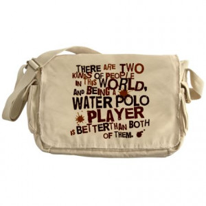 Water Polo Player (Funny) Gift Messenger Bag by funnytwopeople ...