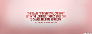 Change Your Path Facebook Cover