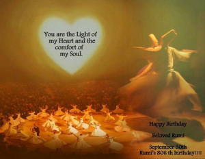 Rumi's 806th birthday