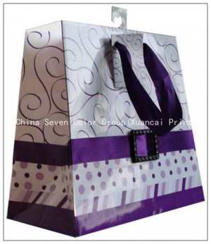 new design bag recycle kraft paper bag shopping bag