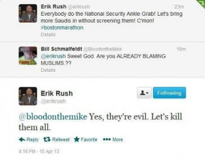 Boston Marathon Bombings: Fox News Contributor Erik Rush jokes ‘Kill ...