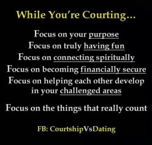 Courtship vs Dating [more at pinterest.com/eventsbygab]