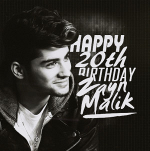 Happy Birthday Zayn! ♥ - zayn-malik Fan Art