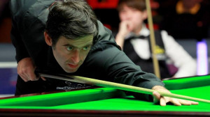 Ronnie O'Sullivan in action at the Welsh Open - Eurosport