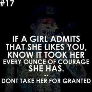 Don't take her for granted!