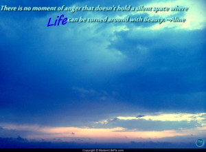 Beautiful Sky View With Life Quotes