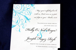 Wedding Invitations With Bible Quotes