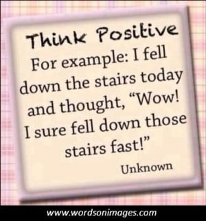 Funny Positive Thinking Quotes