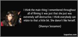 More Shannyn Sossamon Quotes