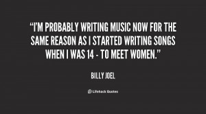 Billy Joel Music Quotes
