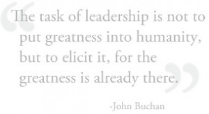 Quote by John Buchan.