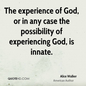 Experience Of God, Or In Any Case The Possibilty Of Experiencing God ...