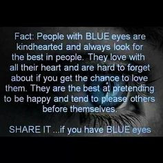 Facts about people with Blue Eyes
