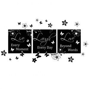 Details about LIVE LAUGH LOVE HOUSE QUOTE WALL ART STICKER, WALL MURAL ...