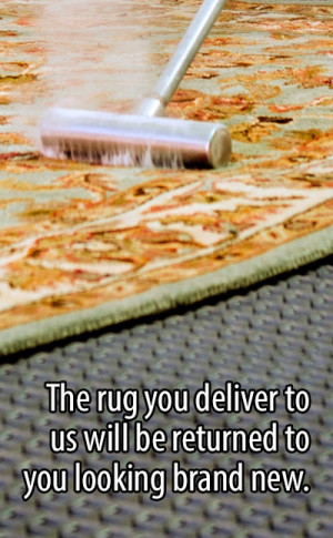 Parsian rug after being professionally cleaned by Kennedy Carpet.