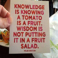 sayings food quotes fruit salad knowledge teachers quotes funny wisdom ...