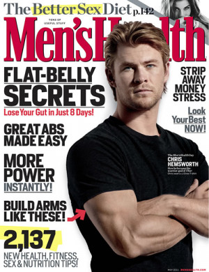 Chris Hemsworth Scores Men’s Health Magazine Cover