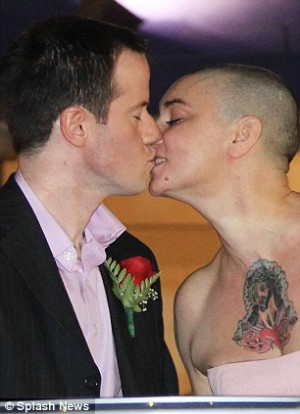 ... each other's eyes lovingly after being pronounced husband and wife