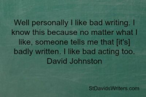 David Johnston quote