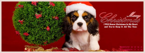 ... Facebook Covers with Wishes FB Timeline Christmas Gifts with Santa Dog