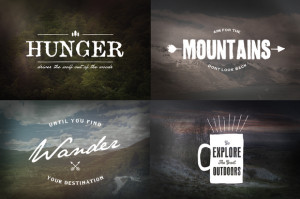 Hand Drawn, Wilderness Quotes - Graphics - 1